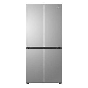 Haier HCR58S18DNMM 4 Door American Fridge Freezer - Total No Frost - Platinum Inox