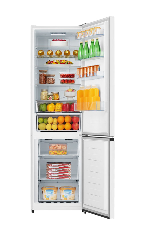 Hisense RB435N4BWE Freestanding Fridge Freezer – 60/40, Total No Frost, 336L – White (E Rated)