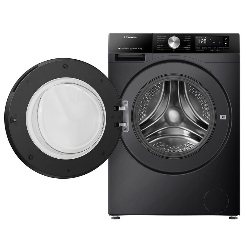 Hisense WF3S1043BB3 10.5kg 1400rpm Freestanding Washing Machine - Black