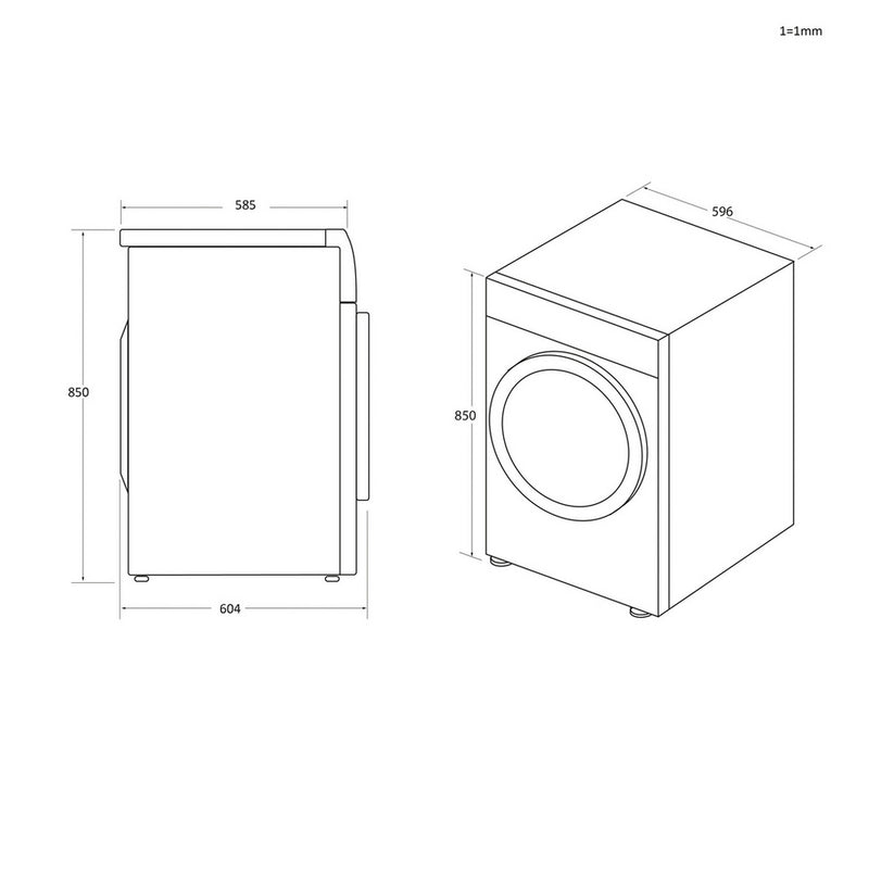 Hoover H-DRY 350 HRE C10TE-80 10kg Condenser Tumble Dryer