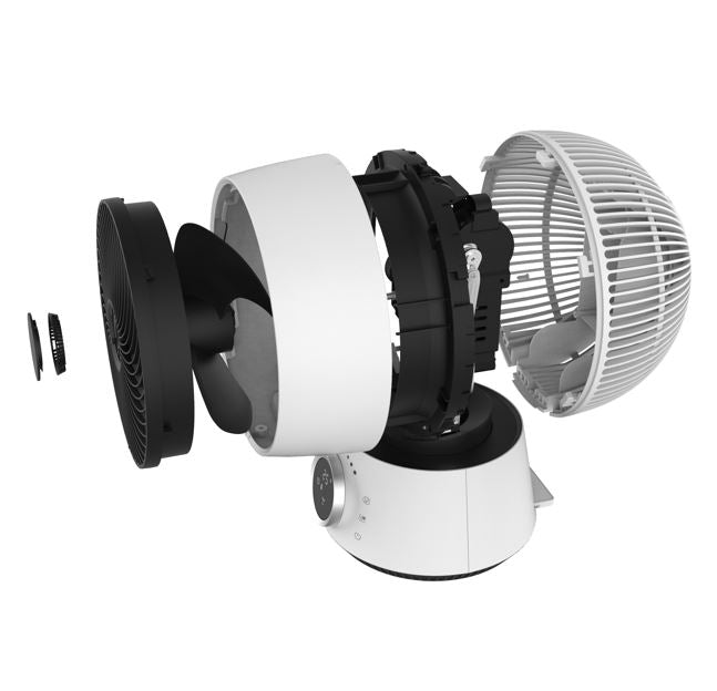 Igenix IGFD4009W 9 Inch Digital Turbo Air Circulator Fan - White