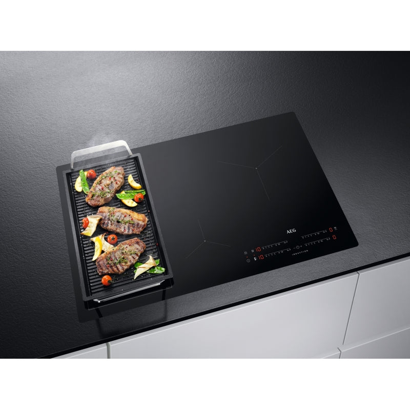 AEG IKX84443CB 78cm 4 Zone Induction Hob