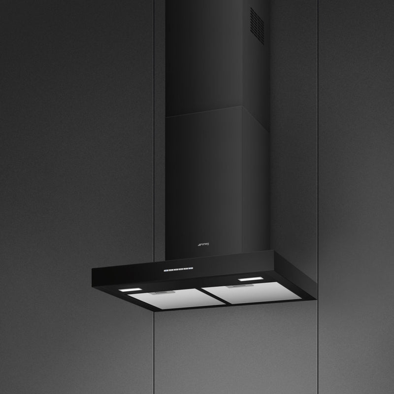 Smeg KBT600BL Black 60cm Cooker Hood
