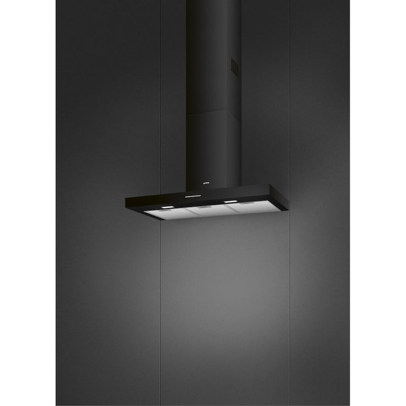 Smeg KBT100BL Black 100cm Cooker Hood