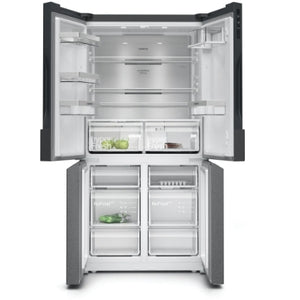 Siemens KF96NAXEAG iQ300 Black American Fridge Freezer