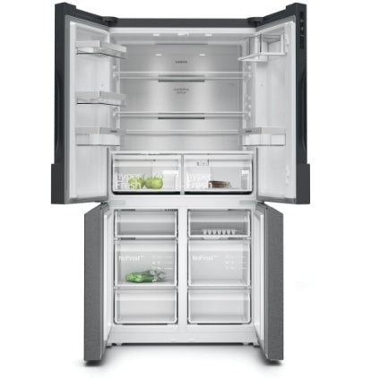 Siemens KF96NAXEAG iQ300 Black American Fridge Freezer