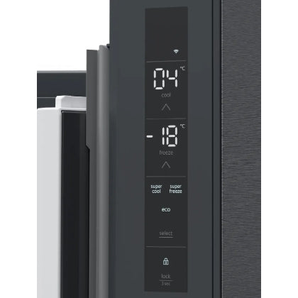 Siemens KF96NAXEAG iQ300 Black American Fridge Freezer