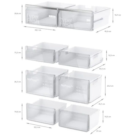 Siemens KF96NAXEAG iQ300 Black American Fridge Freezer