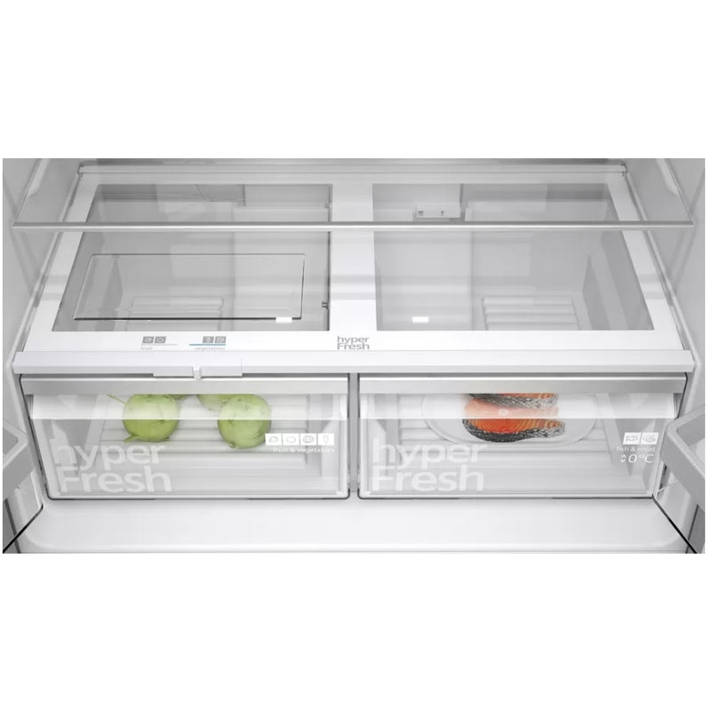 Siemens KF96NAXEAG iQ300 Black American Fridge Freezer