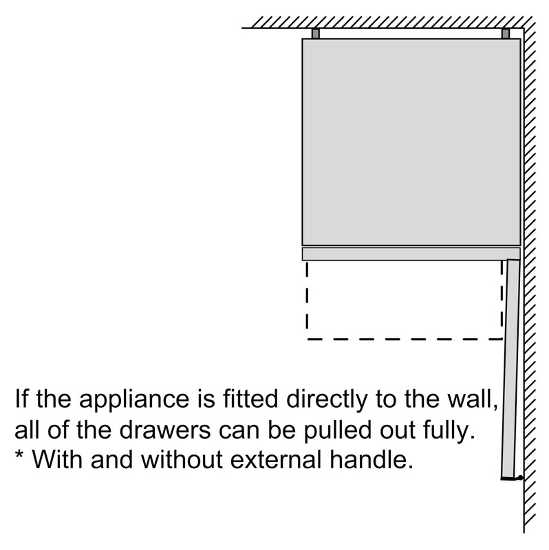 Bosch Series 2 KGN33NLEBG Freestanding 70/30 Fridge Freezer