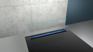 Siemens LD88WMM66B iQ700 Downdraft hood 80cm clear glass
