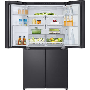 LG NatureFRESH  GMF960EV4E Essence Black Steel Plumbed American Fridge Freezer