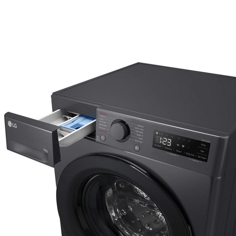 LG F4Y510GBLN1 10kg 1400rpm Slate Grey Washing Machine