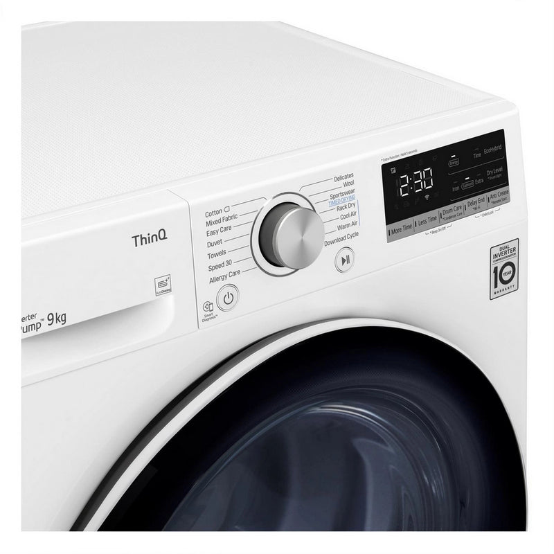 LG FDV709W 9kg Heat Pump Tumble Dryer