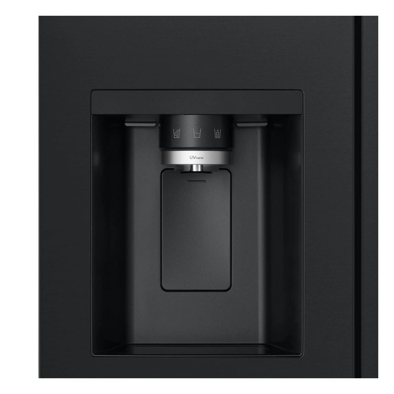 LG GSLE81EPBD Matte Black Non Plumbed American Fridge Freezer