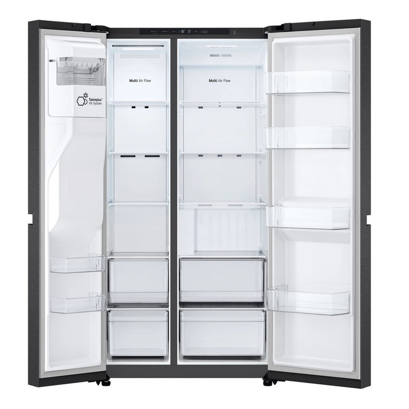 LG GSLC40EPPE Matte Black Plumbed American Fridge Freezer