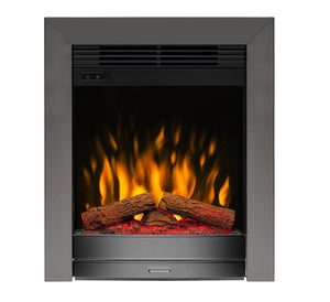 Dimplex Luna Black Nickel Inset Optiflame Electric Fire