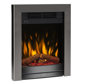 Dimplex Luna Black Nickel Inset Optiflame Electric Fire