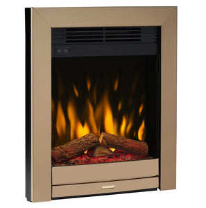 Dimplex Luna Neo Gold Optiflame Inset Electric Fire