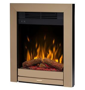 Dimplex Luna Neo Gold Optiflame Inset Electric Fire