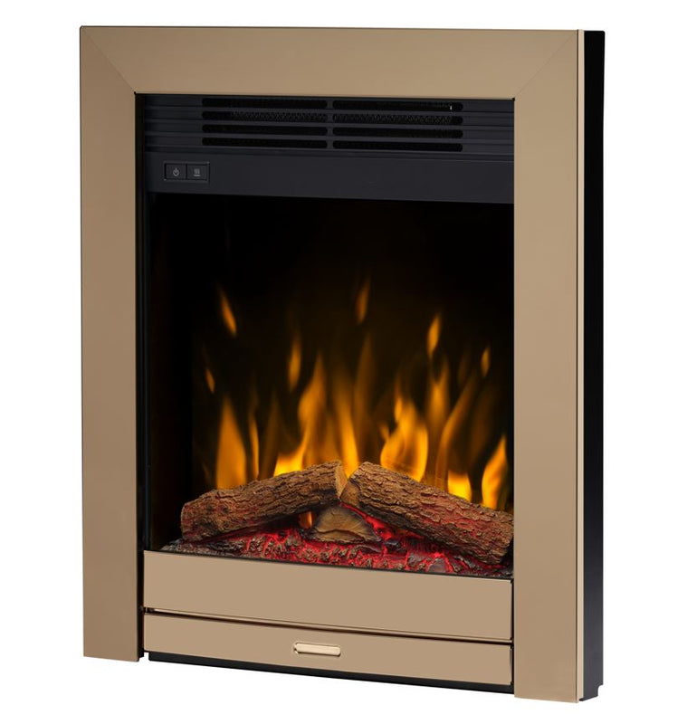 Dimplex Luna Neo Gold Optiflame Inset Electric Fire