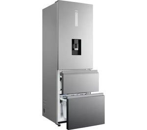 Haier HTW5618DWMG Series 5 Freestanding Fridge Freezer Gentleman Silver