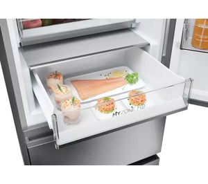 Haier HTW5618DWMG Series 5 Freestanding Fridge Freezer Gentleman Silver