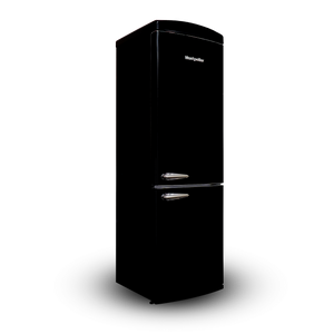 Montpellier MAB190K Retro Frost Free Fridge Freezer Black