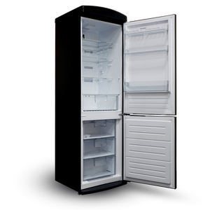 Montpellier MAB190K Retro Frost Free Fridge Freezer Black
