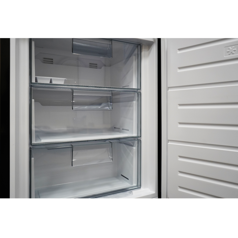Montpellier MAB190K Retro Frost Free Fridge Freezer Black