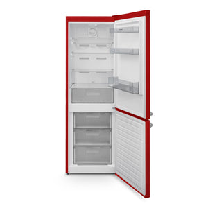 Montpellier MAB386ER Retro Frost Free Fridge Freezer Red