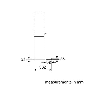 Neff D95FRM1S0B Chimney Hood - DB Domestic Appliances