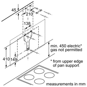 Neff D95FRM1S0B Chimney Hood - DB Domestic Appliances