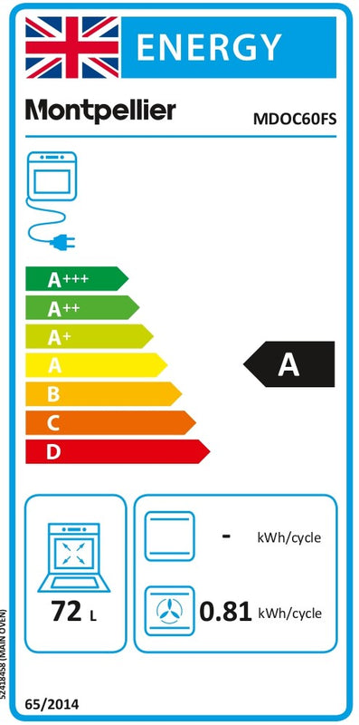 Montpellier MDOC60FS Freestanding Electric Cooker - DB Domestic Appliances
