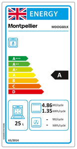 Montpellier MDOG60LW Freestanding Gas Cooker - DB Domestic Appliances