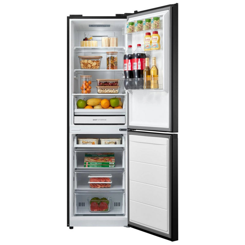 Midea MDRB379FGD30 Total No Frost Black Freestanding Fridge Freezer