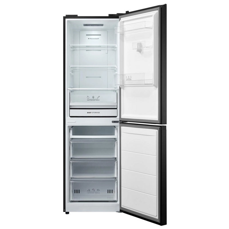 Midea MDRB379FGD30 Total No Frost Black Freestanding Fridge Freezer