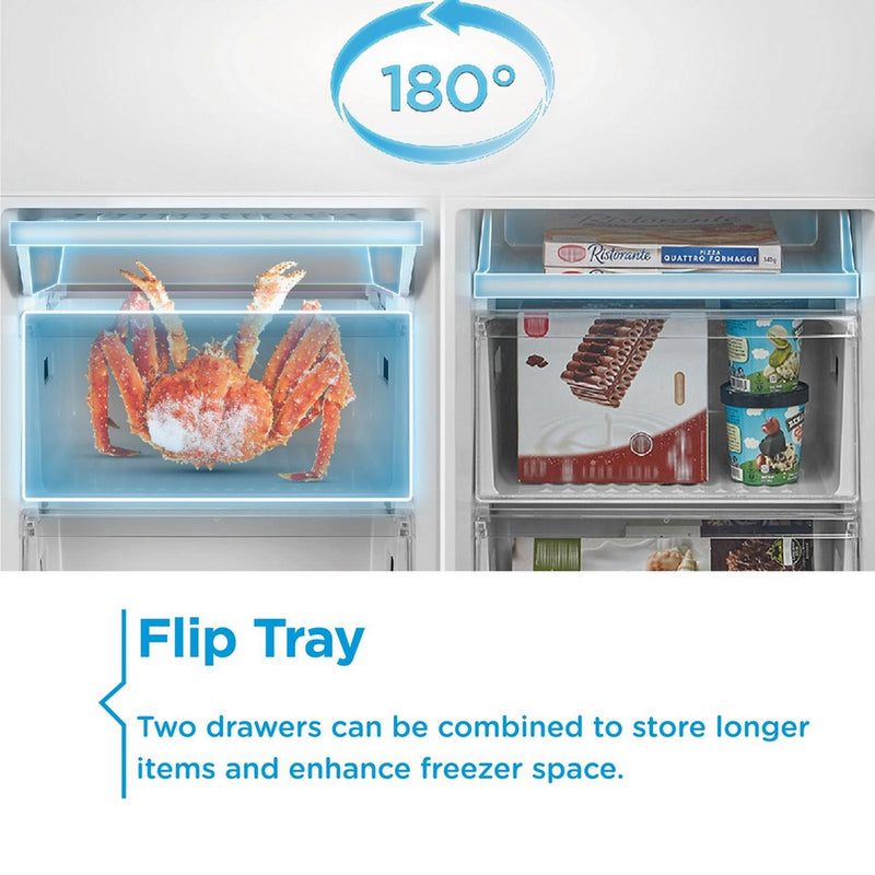 Midea MDRE379FGE01D 70/30 Static Integrated Fridge Freezer