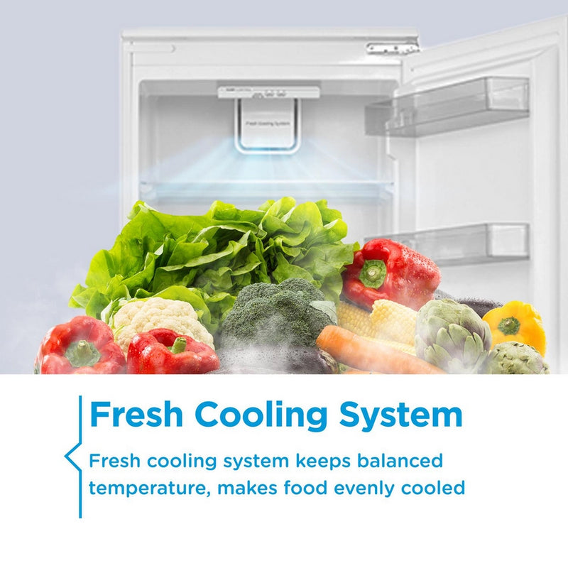 Midea MDRE379FGE01D 70/30 Static Integrated Fridge Freezer