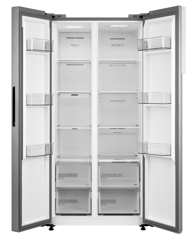 Midea MDRS619FIE46 Stainless Steel American Fridge Freezer