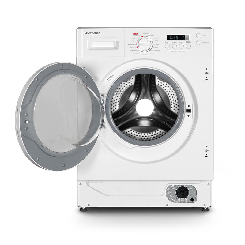 Montpellier MIWD8614 8kg/6kg 1400rpm Integrated Washer Dryer
