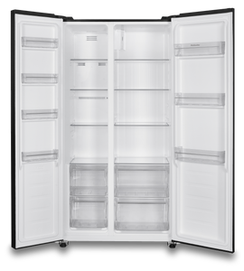 Montpellier MSBS442K Black American Fridge Freezer