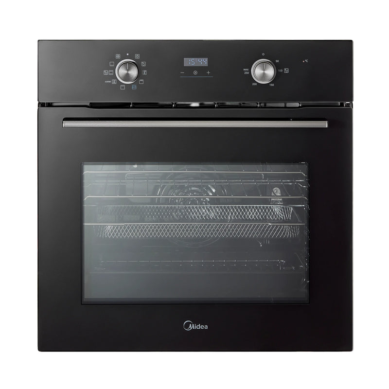 Midea MBO65M90D2/BK Built In Electric Single Oven - Black
