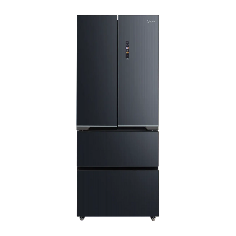 Midea MDRF600BIE70 American Style Fridge Freezer – 435L Total, Total No Frost – Inox (E Rated)