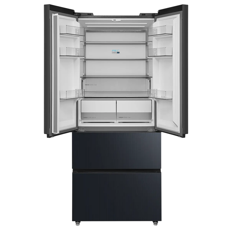 Midea MDRF600BIE70 American Style Fridge Freezer – 435L Total, Total No Frost – Inox (E Rated)