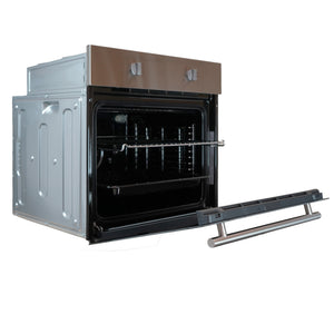 Montpellier M8MESO70SS Built In Electric Single Oven - Stainless Steel