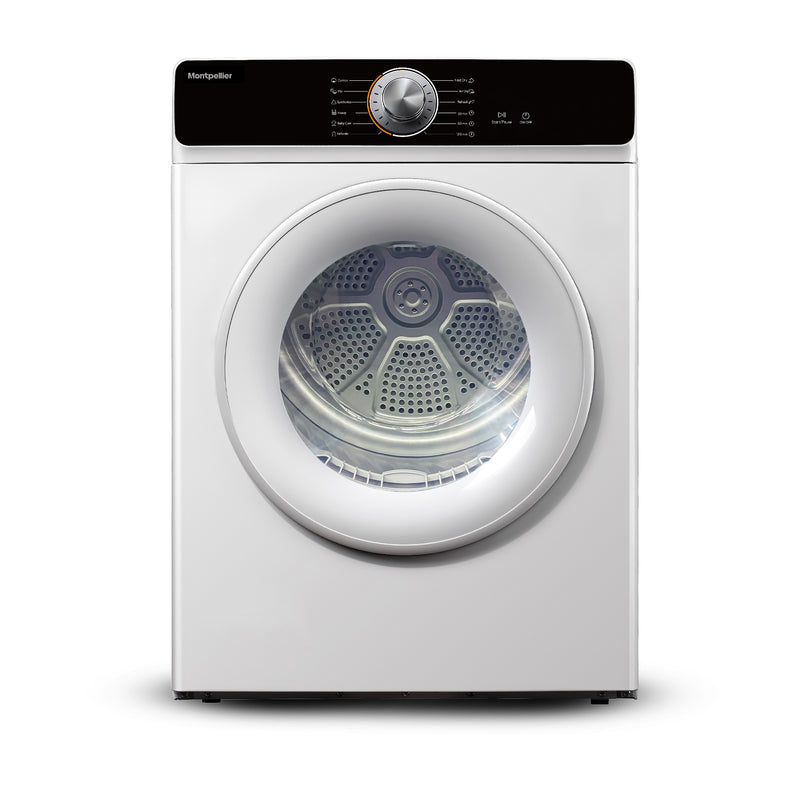 Montpellier MDAVSD10W 10kg Freestanding Vented Sensor Tumble Dryer - White