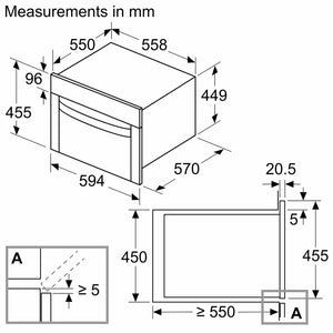 Neff C1AMG84N1B Built In Combination Microwave Oven
