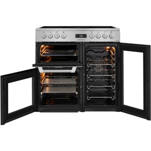 Leisure Cuisinemaster Pro 90cm Ceramic Range Cooker Stainless Steel PR90C530 - DB Domestic Appliances
