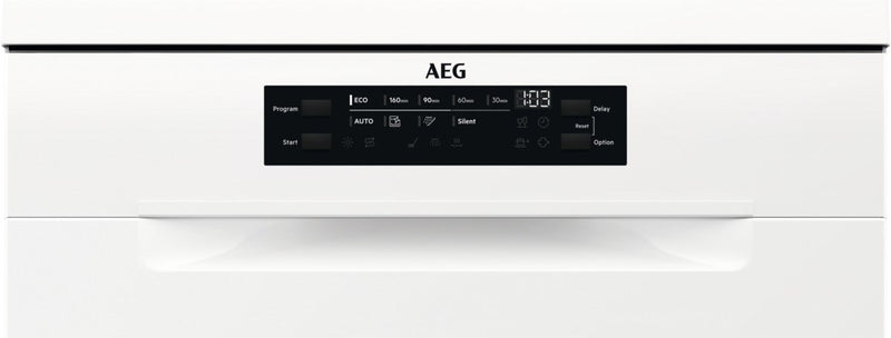 AEG FFB73727PW Freestanding Full Size Dishwasher
